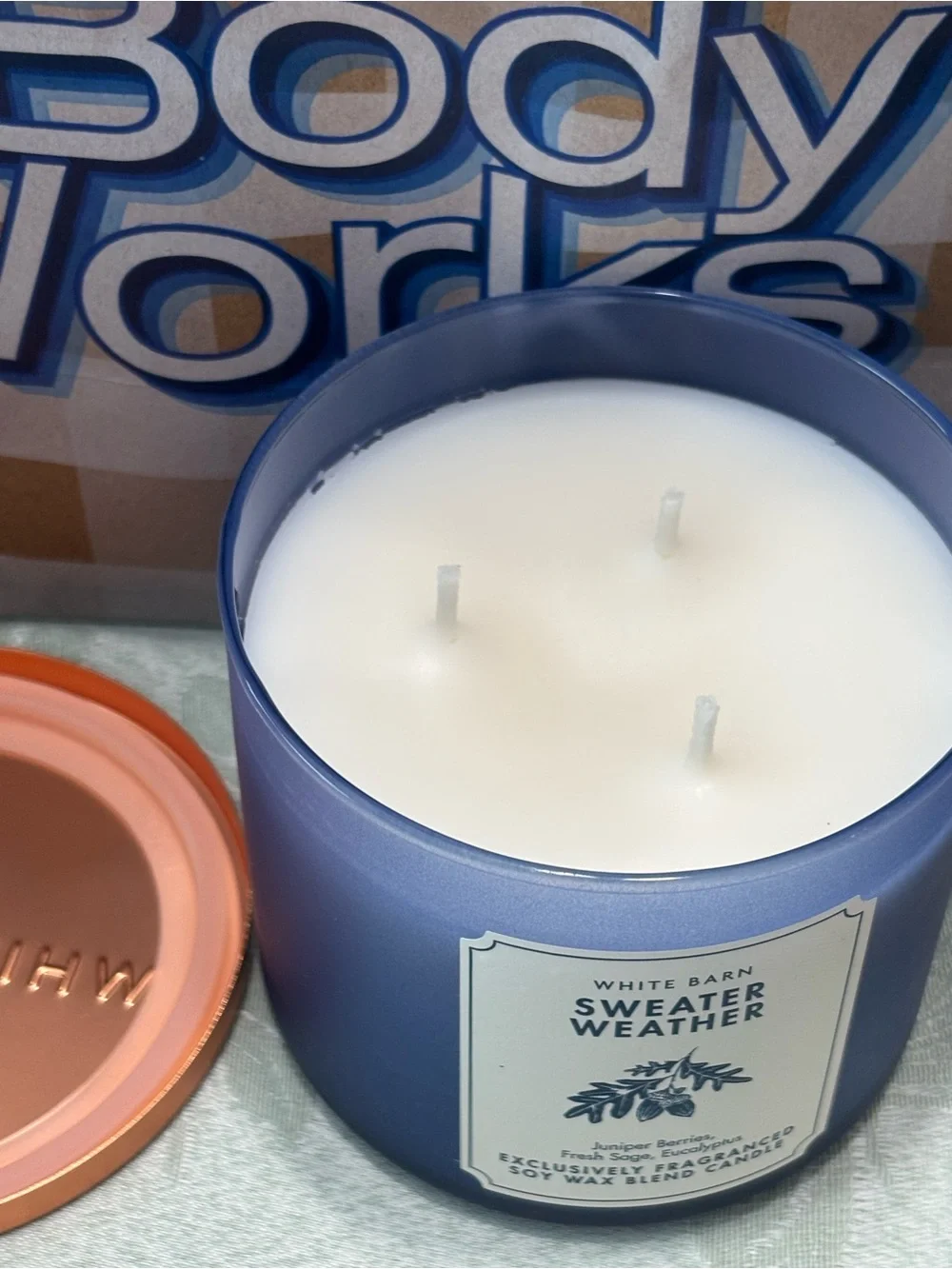 Bath & Body Works white barn